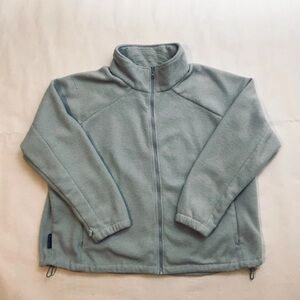 Columbia Interchange Women's Light Blue Full Zip Fleece Jacket Size 3X